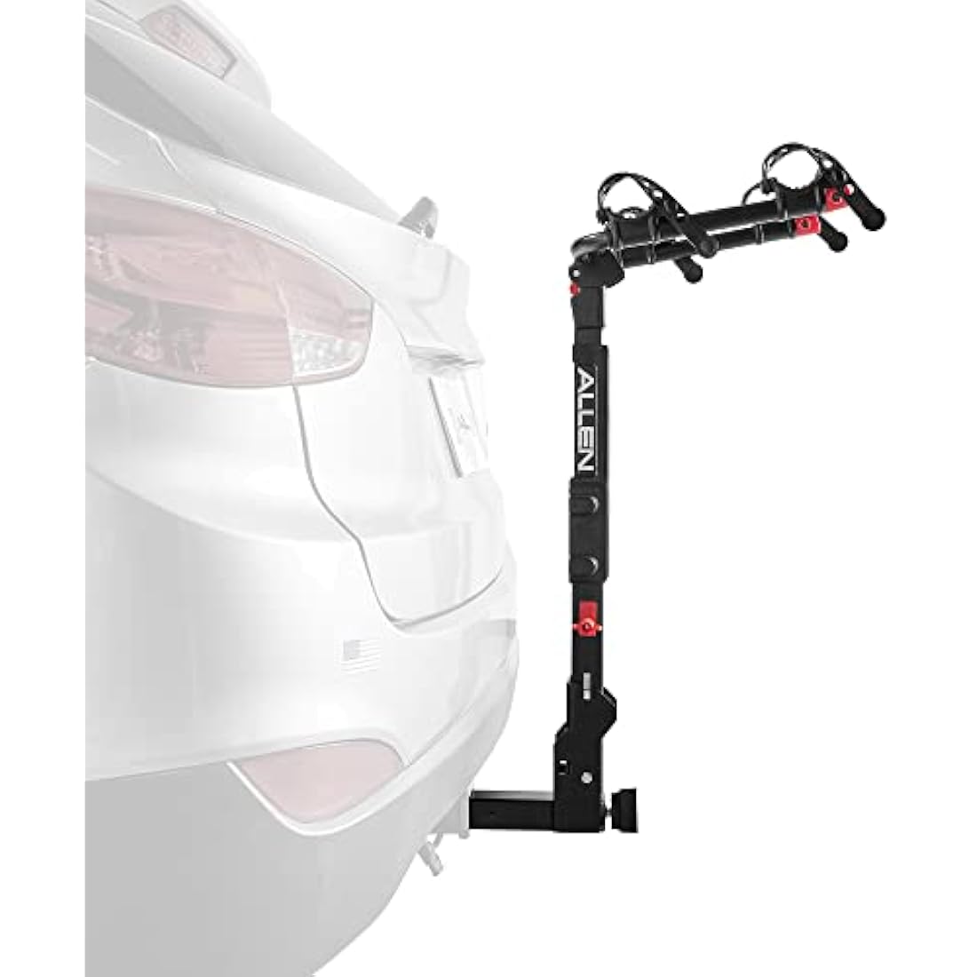 Allen Sports 2-Bike Electric Bike Hitch Rack – Locking Heavy-Duty QR520EB
