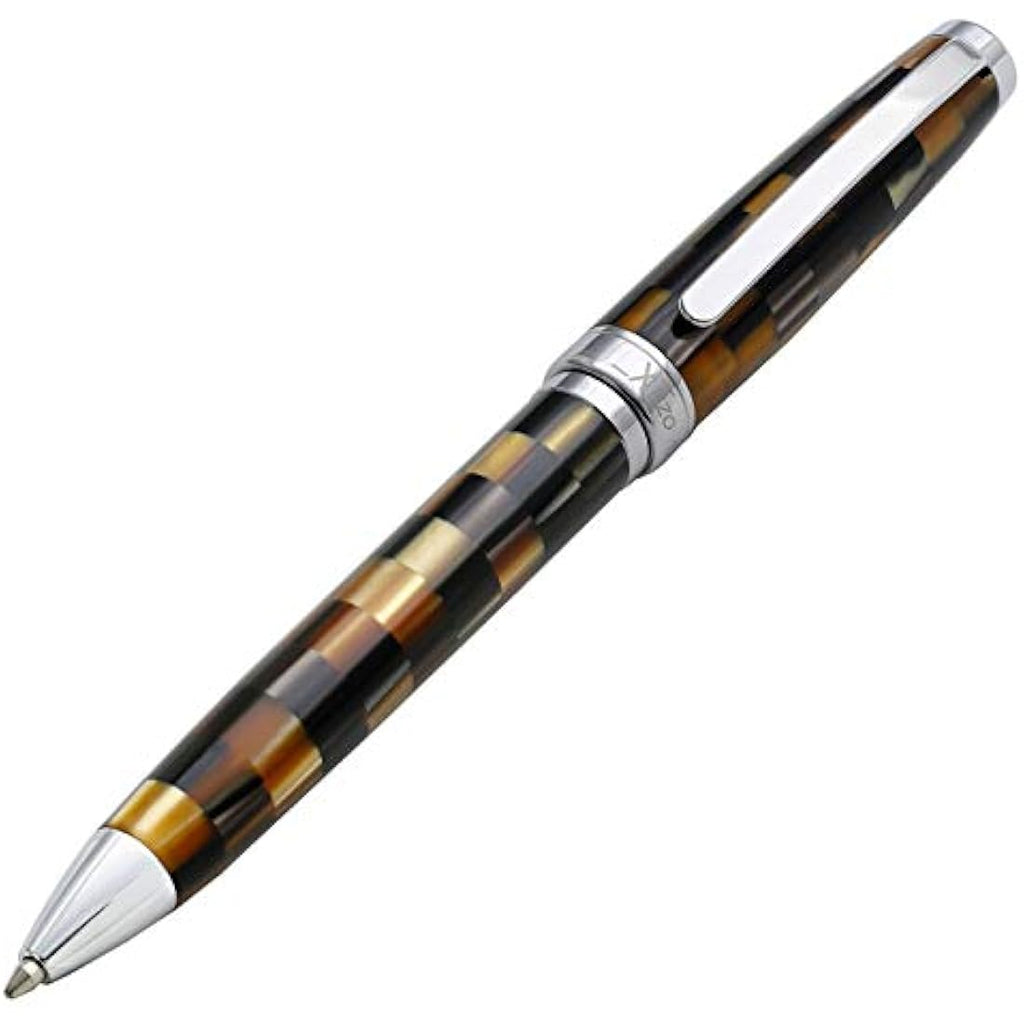 Xezo Urbanite Brown Retro Ballpoint Pen – Weighted Medium Writing Pen