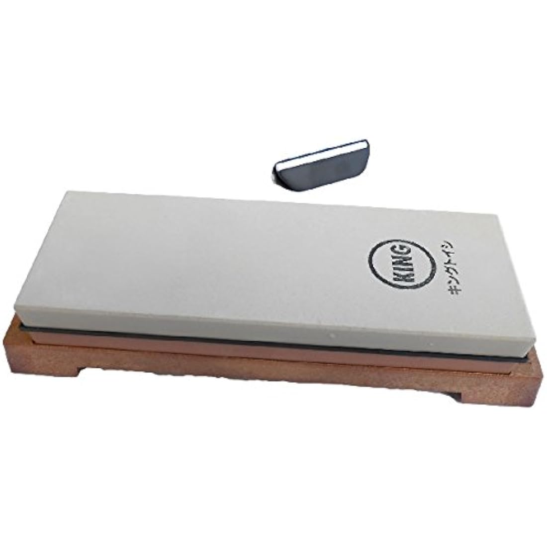 King Japanese Whetstone 1000/6000 Grit & Naniwa Blade Angle Guide Bundle