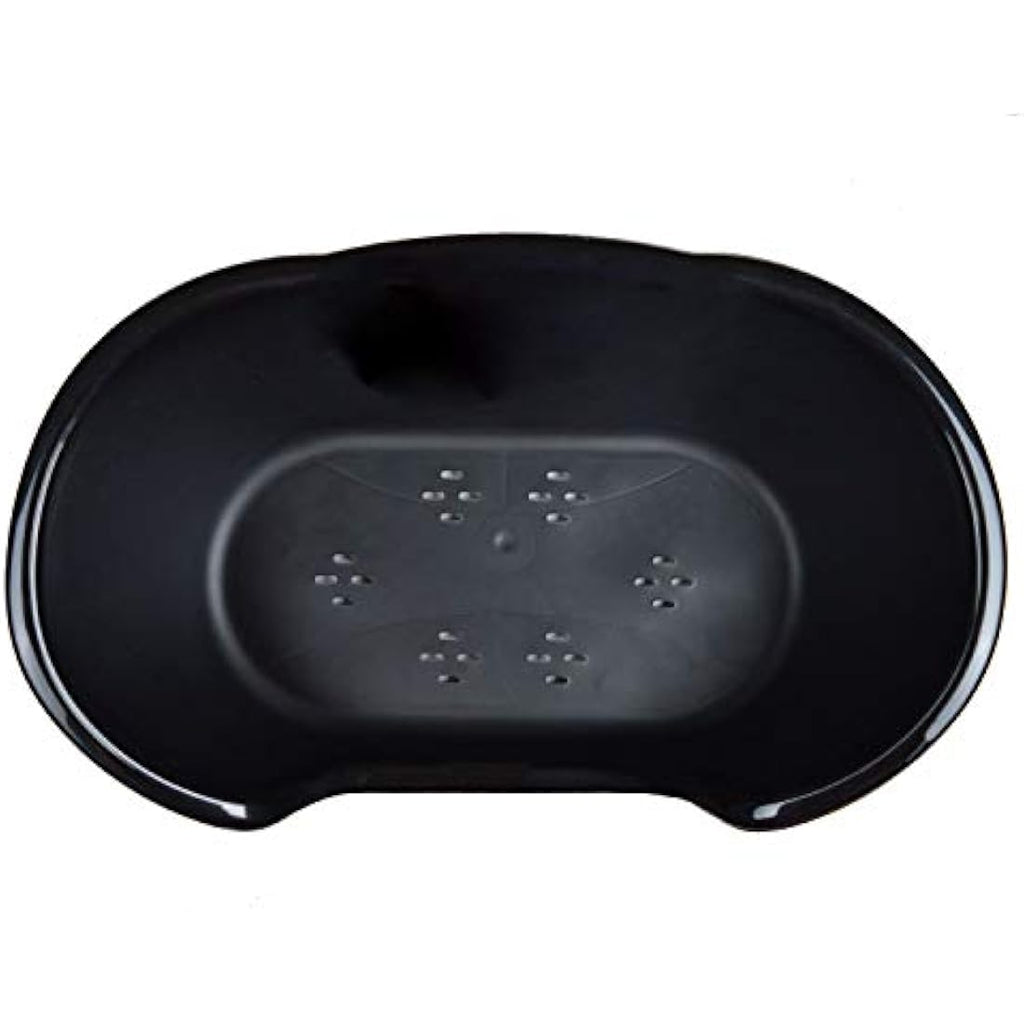 Small Plastic Pet Bed – Waterproof Dog & Cat Basket, Black