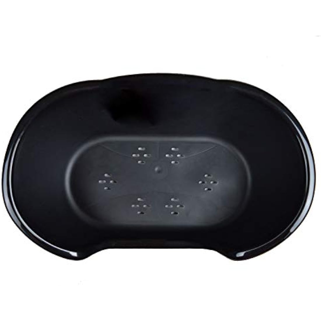 Small Plastic Pet Bed – Waterproof Dog & Cat Basket, Black