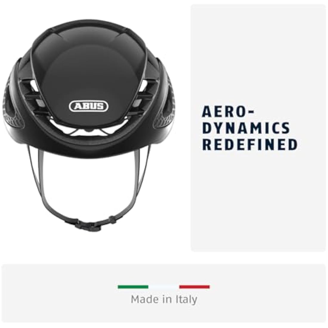 ABUS GameChanger Aerodynamic Racing Bike Helmet – Black, Size S