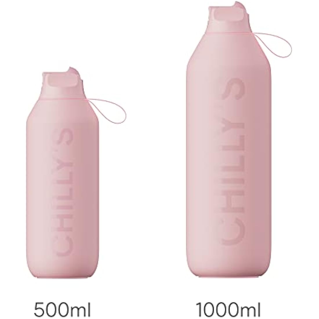 Chilly's Series 2 Flip Water Bottle – Insulated Stainless Steel, 1L