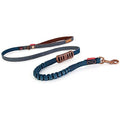 EzyDog Zero Shock LITE Bungee Dog Lead for Small Dogs - 1.2m Denim