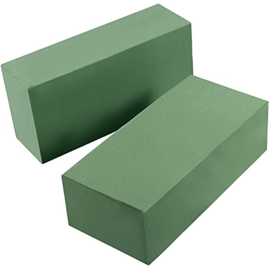 PINGEUI 8 PCS Green Floral Foam Bricks for Flower Arrangements | 22.5cm