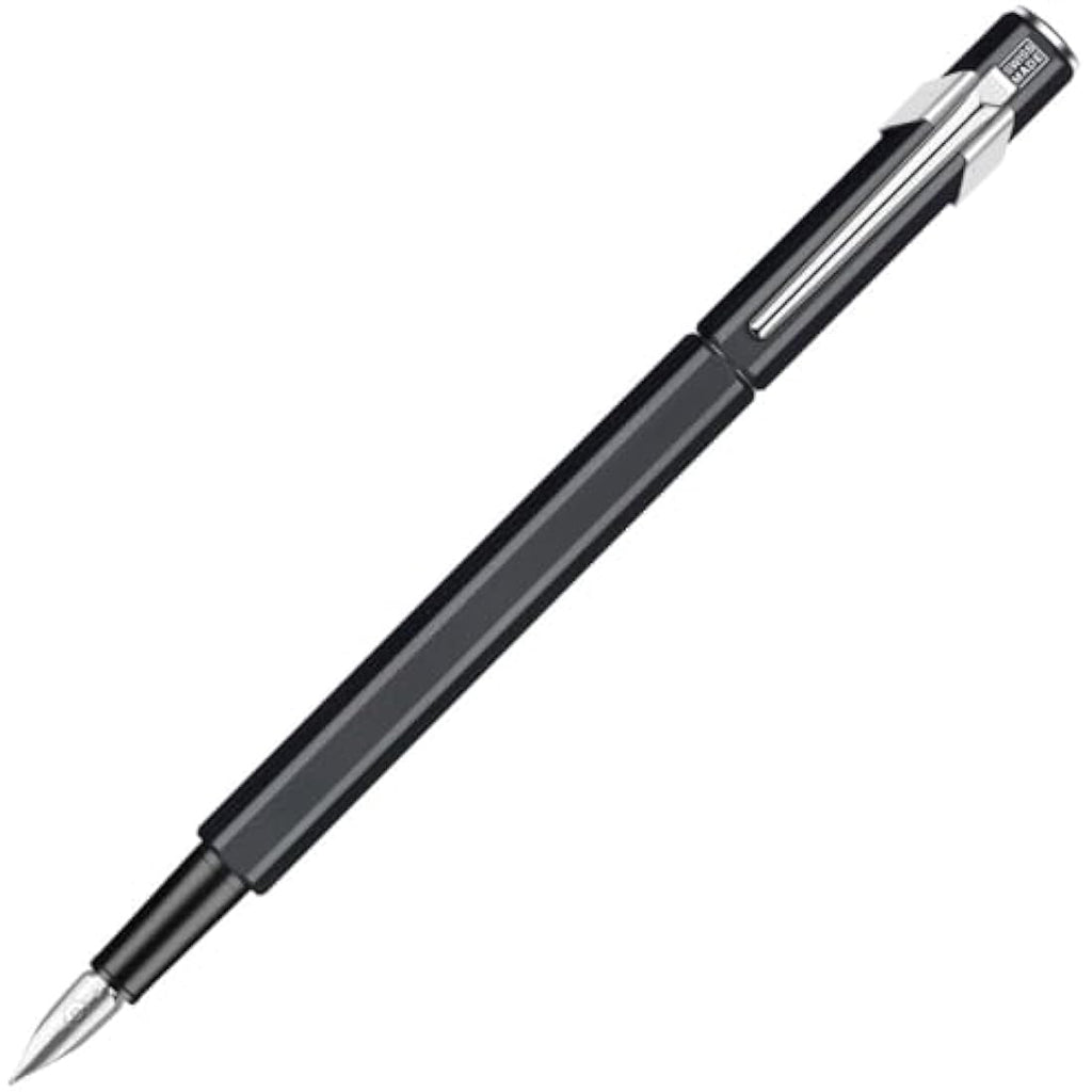 Caran d'Ache 849 Fountain Pen – Black Metal Body, Extra Fine EF Nib