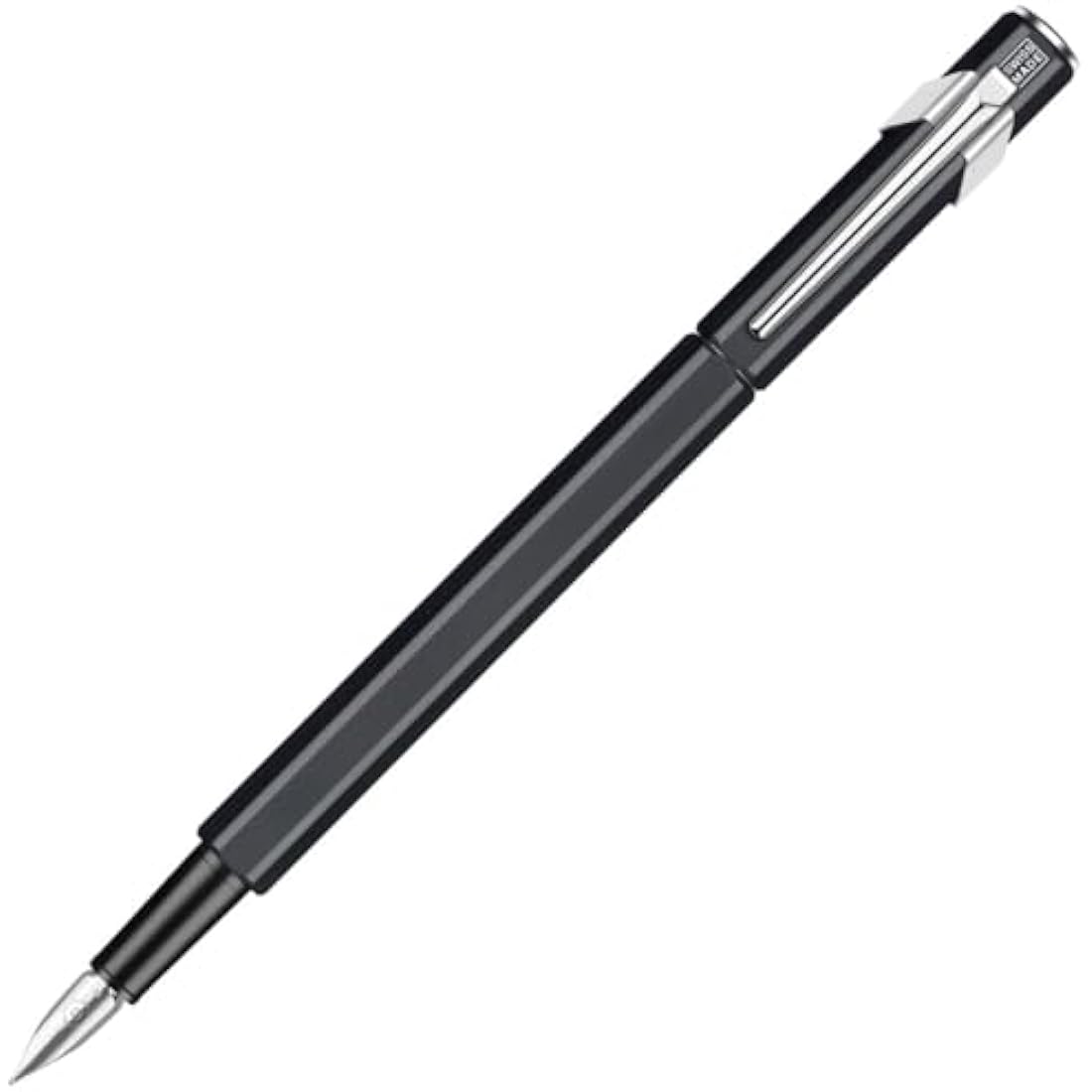Caran d'Ache 849 Fountain Pen – Black Metal Body, Extra Fine EF Nib