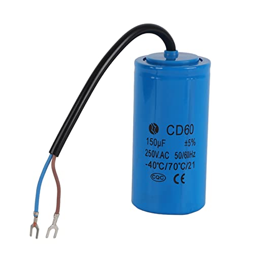 Jolof Store CD60 150uF 250V AC Motor Start Run Capacitor for Compressors