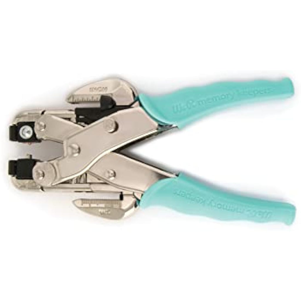 We R Memory Keepers Crop-A-Dile Hole Punch & Eyelet Setter - Blue