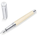 Staedtler Initium Corium Leather Fountain Pen - Beige, Medium Nib