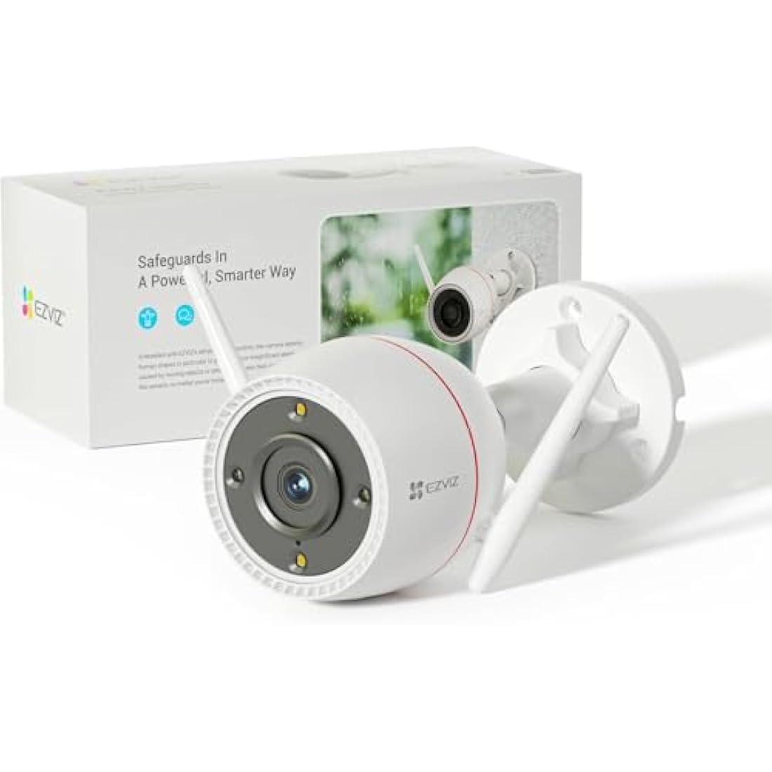 EZVIZ 2K Outdoor Security Camera – AI Human Detection & Color Night Vision