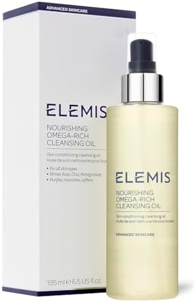 ELEMIS Nourishing Omega-Rich Cleansing Oil – Vitamin-Rich Face Elixir 195ml
