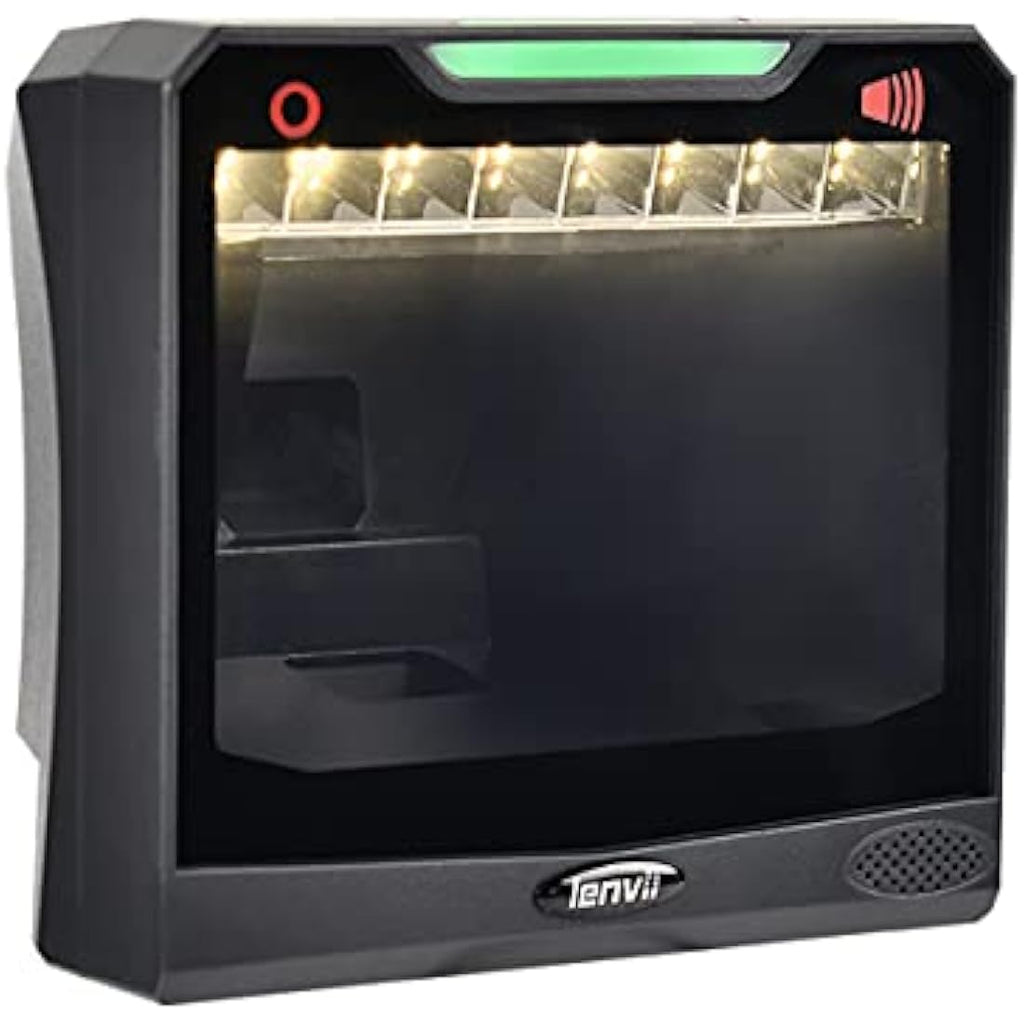 LENVII Desktop 2D Barcode Scanner – Hands-Free Omnidirectional QR Reader