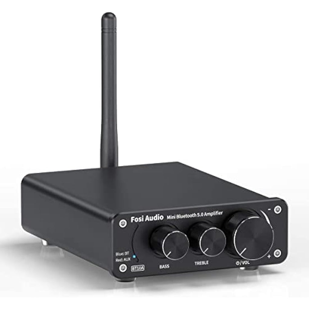 Fosi Audio BT10A Bluetooth 5.0 Mini Stereo Amplifier | 50W x 2 Hi-Fi Amp