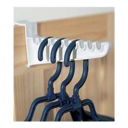 BB Direct Pack of 2 Over Door Ironing Hooks – Durable Overdoor Hanger Fits Doors up to 35mm – Holds 20 Hangers 10 Per Hook