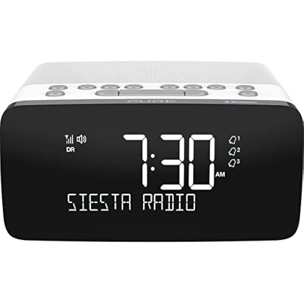 Pure Siesta Charge Digital DAB+ Radio Alarm Clock with Wireless Charging