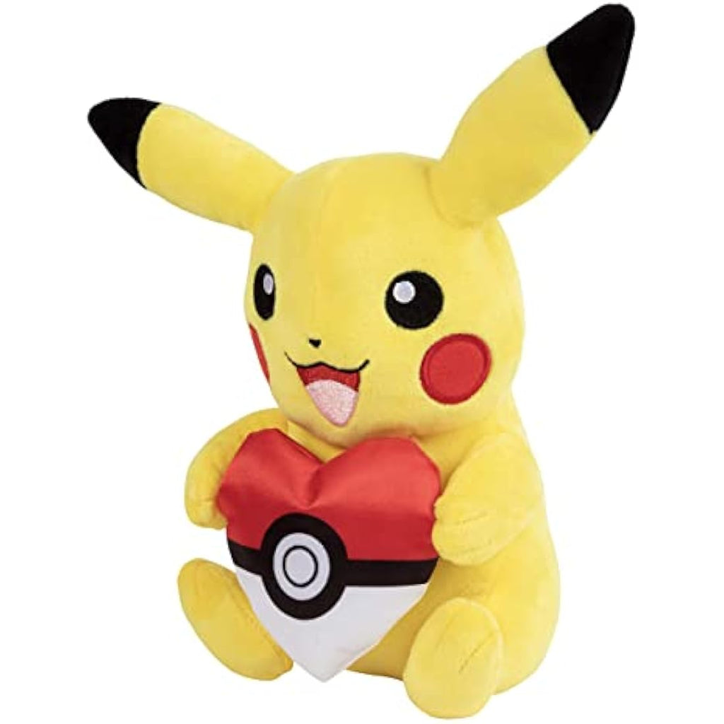 Pokémon Pikachu Heart Plush – 8 Inch Soft Stuffed Animal Toy