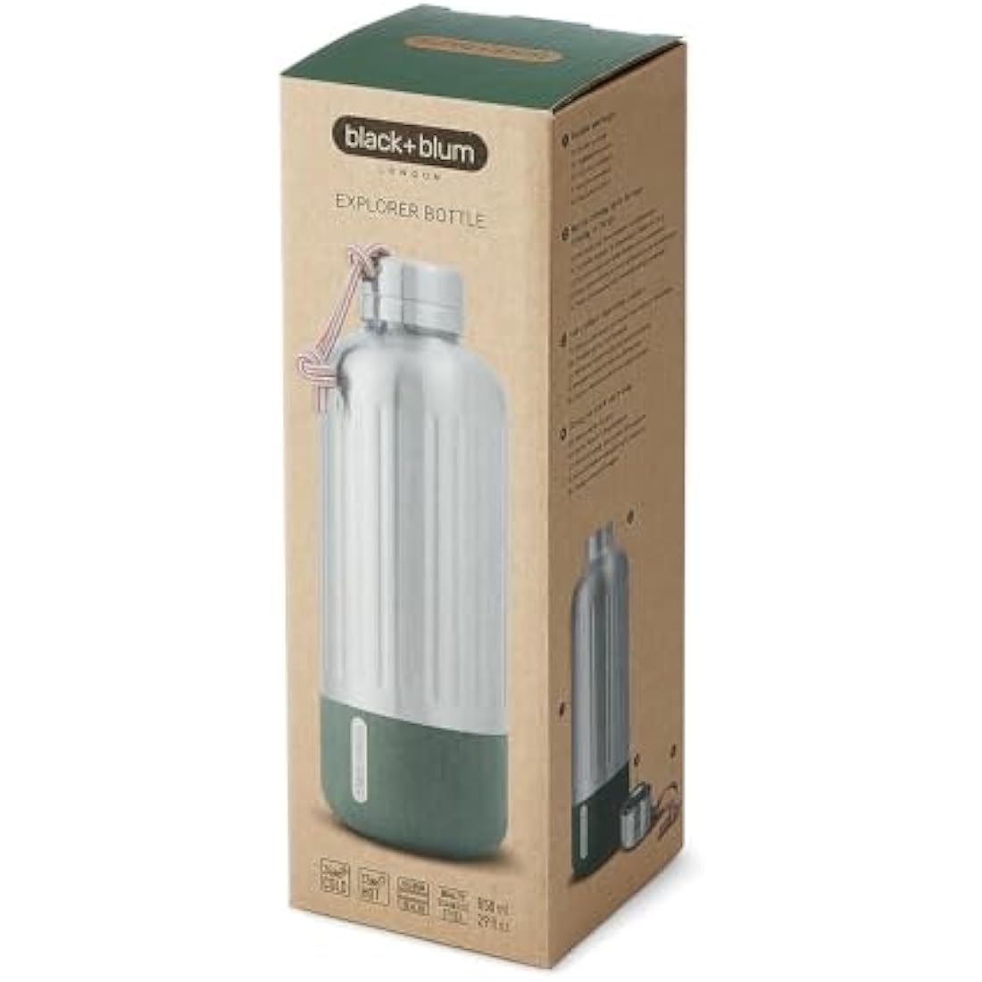 Black+Blum Explorer Insulated Water Bottle | Stainless Steel - 850ml