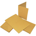 Craft UK C6 Brown Kraft Card and Envelope Pack of 50 – Recycled 120gsm