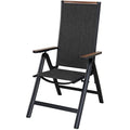 Grand Patio Folding Chair | Adjustable 6-Position Aluminum Garden Seat