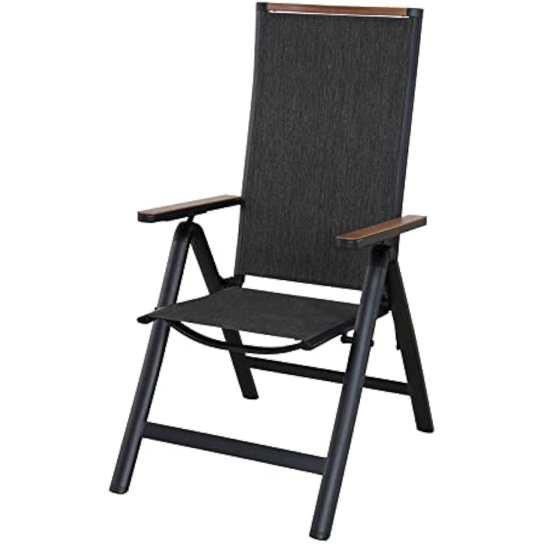 Grand Patio Folding Chair | Adjustable 6-Position Aluminum Garden Seat
