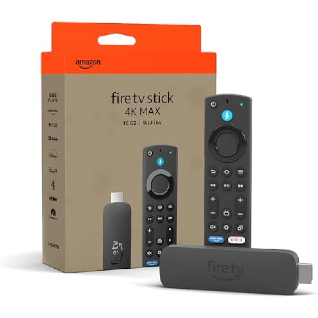 Amazon Fire TV Stick 4K Max – Wi-Fi 6E Streaming Media Player
