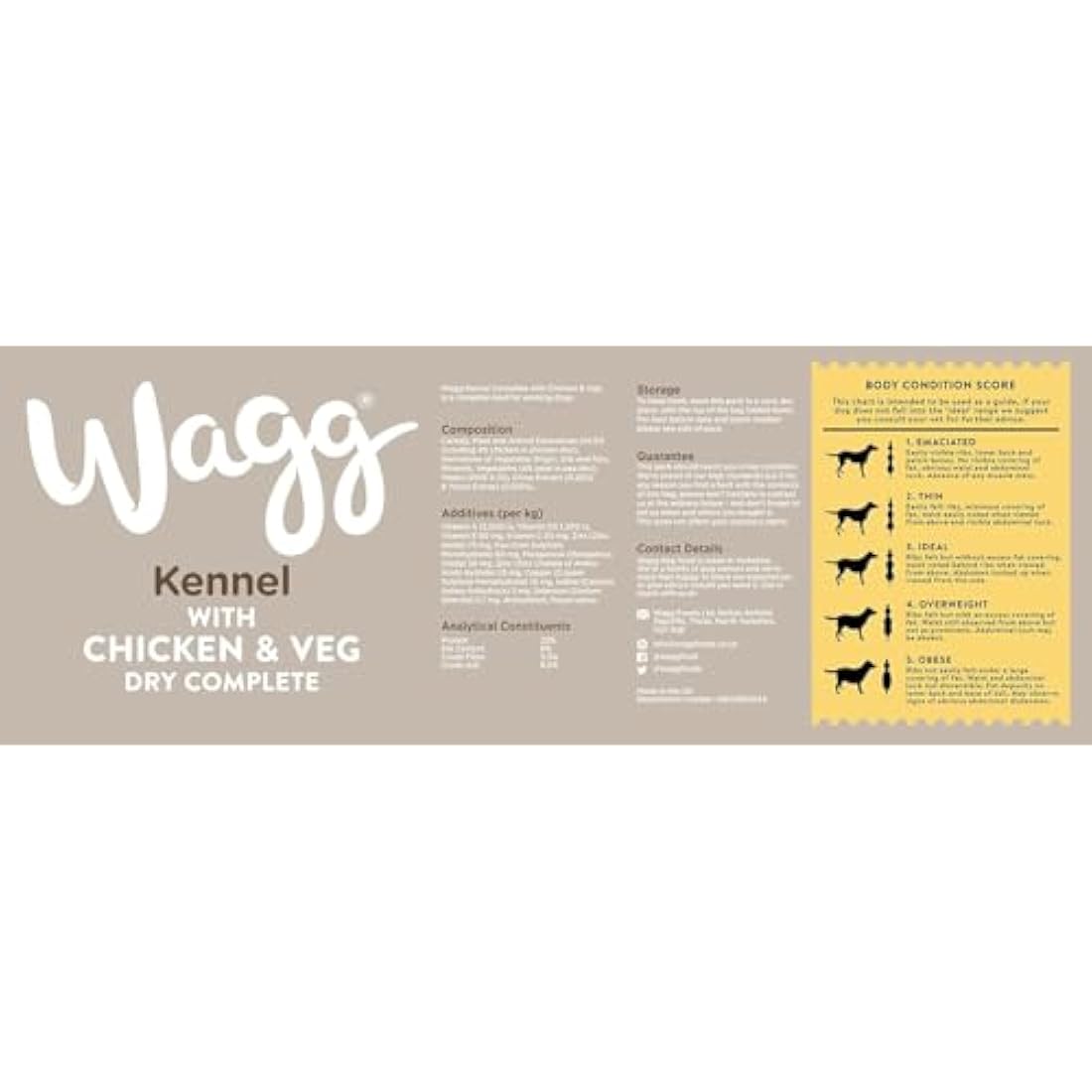 Wagg Kennel Chicken & Veg Dry Adult Dog Food - Meaty Kibble 15kg