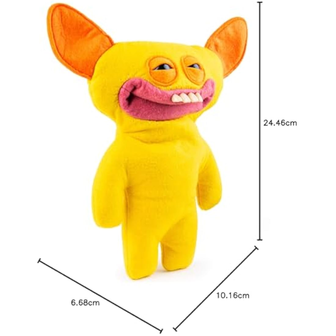 Fuggler Funny Ugly Monster Plush Toy – Yellow Collectible Doll, 22cm