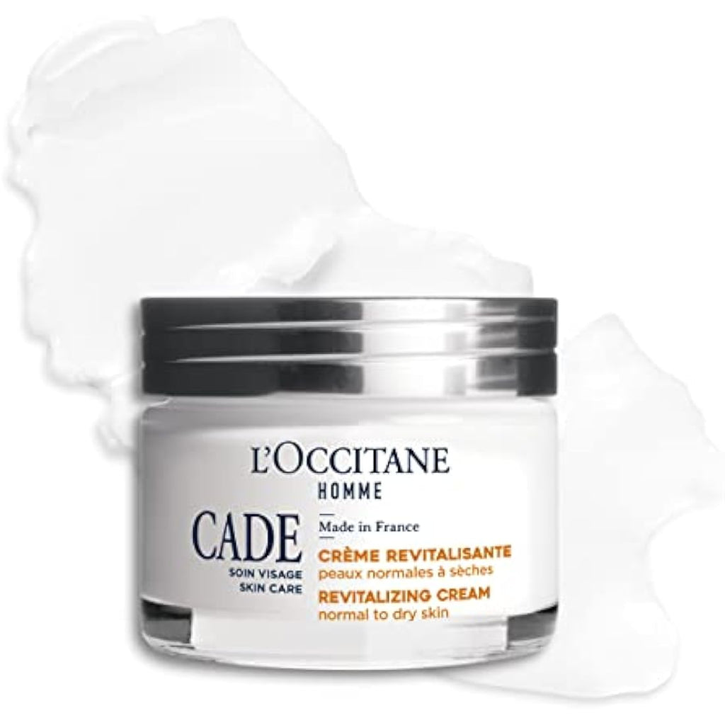 L'OCCITANE Homme Cade Revitalising Cream – Firming Face Moisturizer