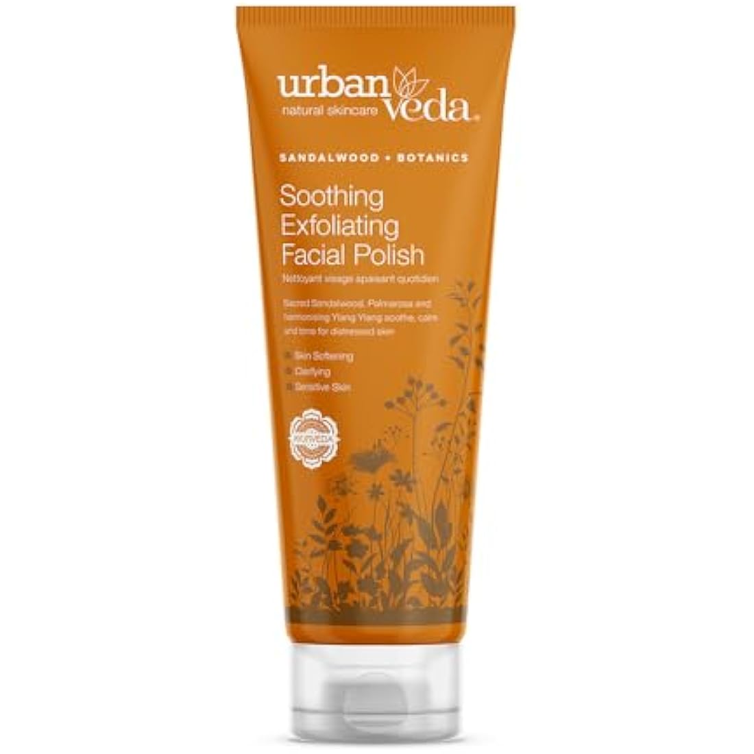Urban Veda Soothing Sandalwood Face Scrub for Sensitive Skin - 2 Pack