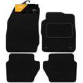 FSW Tailored Car Mats for Ford Fiesta 2011-2017 - Black Carpet 4pc Set