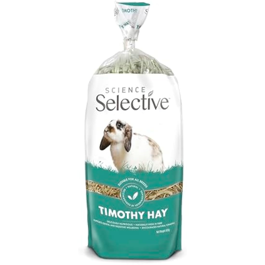 Supreme Science Selective Timothy Hay – Fiber Rich Small Pet Food, 400g