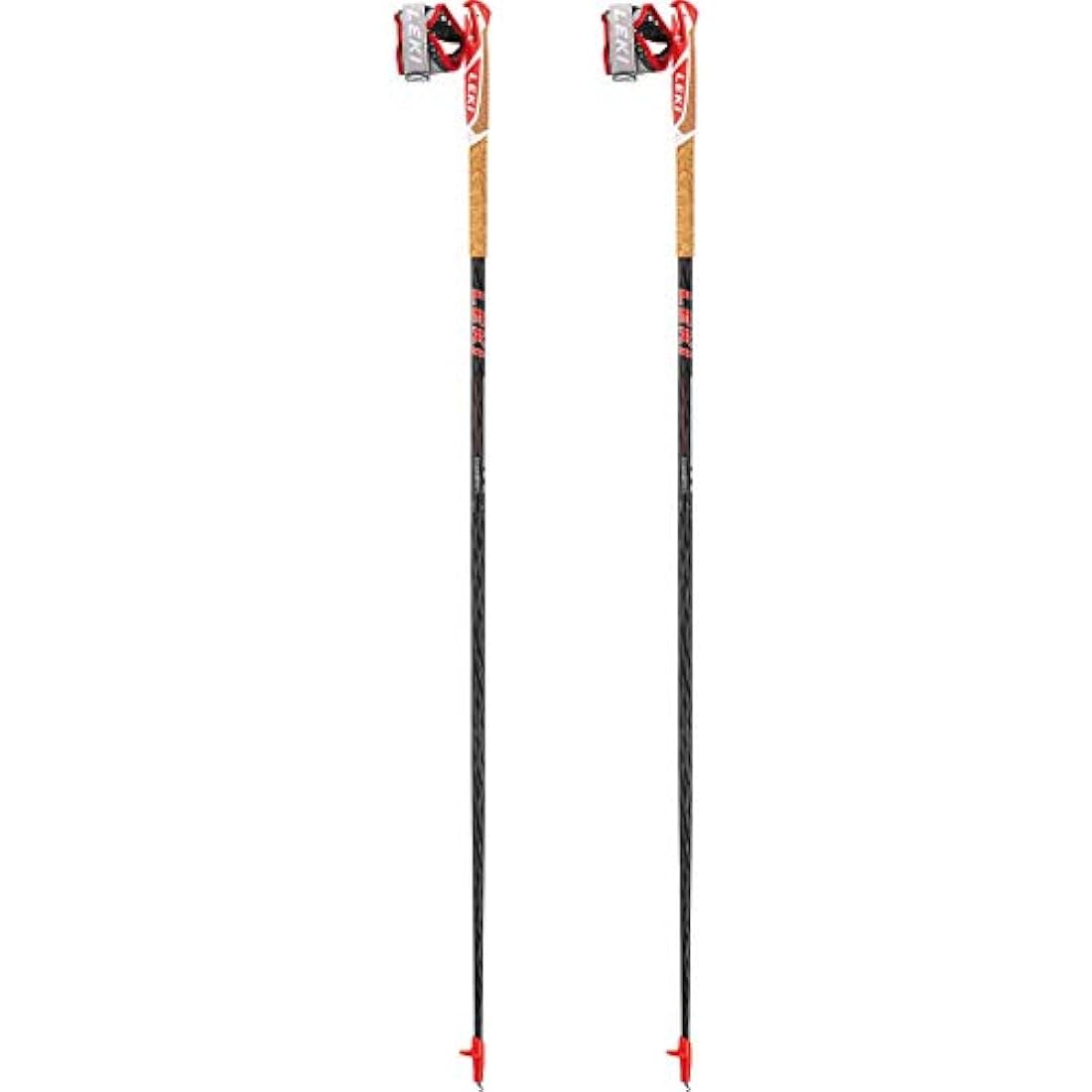 Leki Vertical K Carbon Trail Running Poles | Fixed Length 120 cm