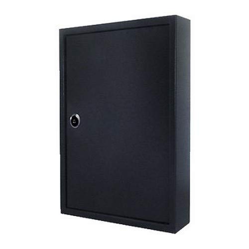 PAVO Deluxe Metal Key Cabinet – 80 Key Capacity – Modern Dark Grey
