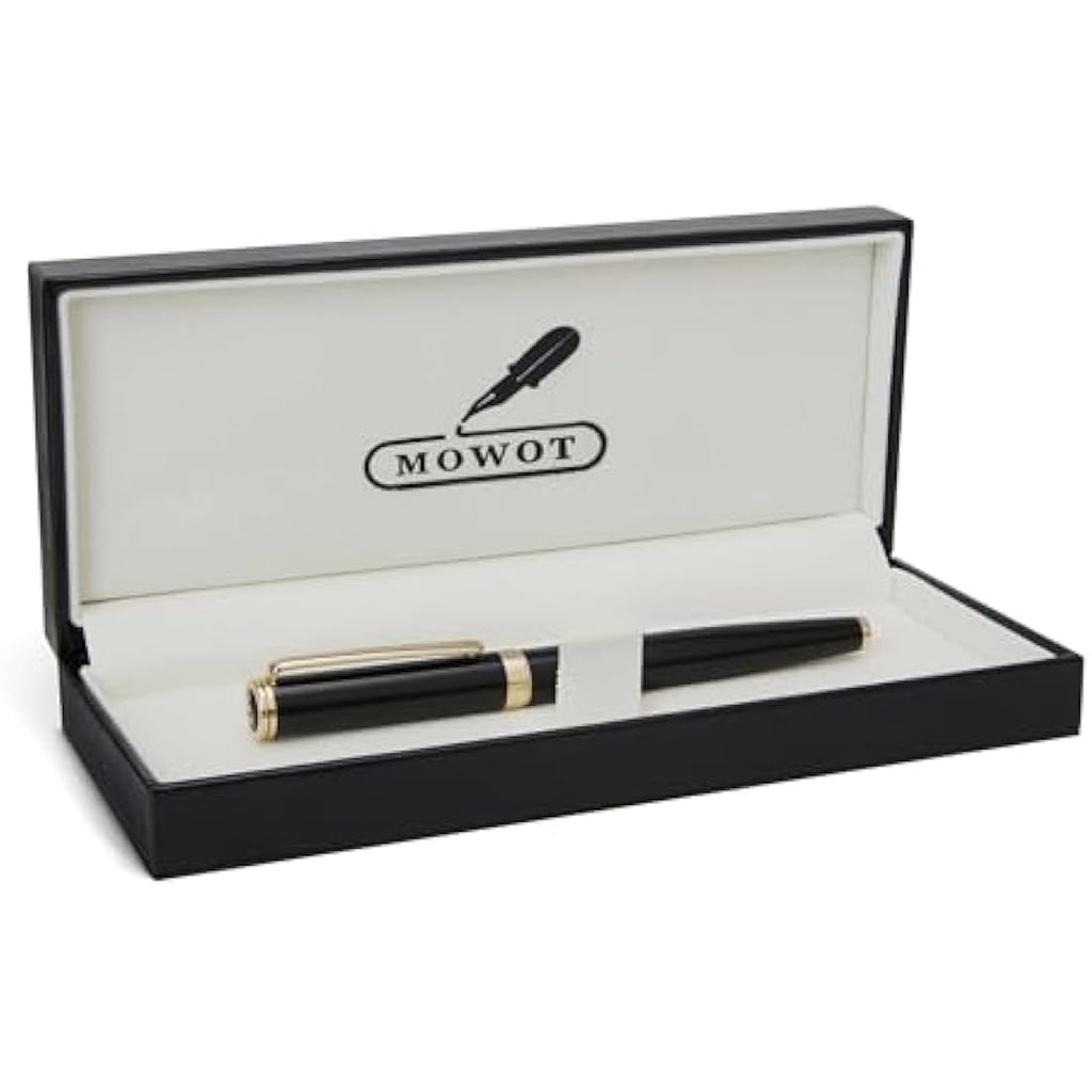 Luxury Rollerball Pen - 24K Gold Trim with Schneider Ink