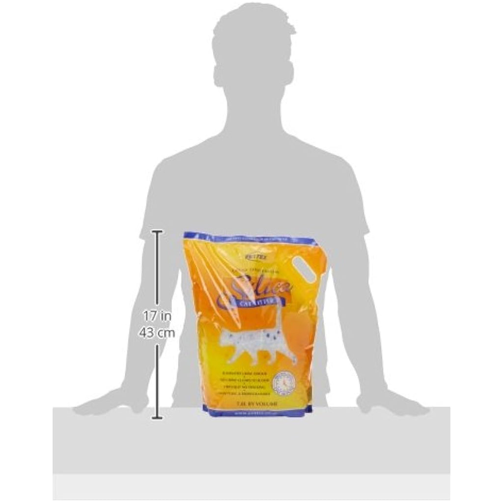 Pettex Silica Crystal Cat Litter – 7.6L Absorbent Odor Control Granules