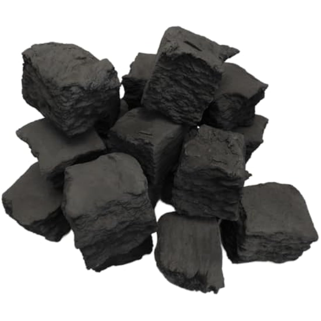 The Stove Wizard 20 Large Square Ceramic Coals for Gas & Electric Fires