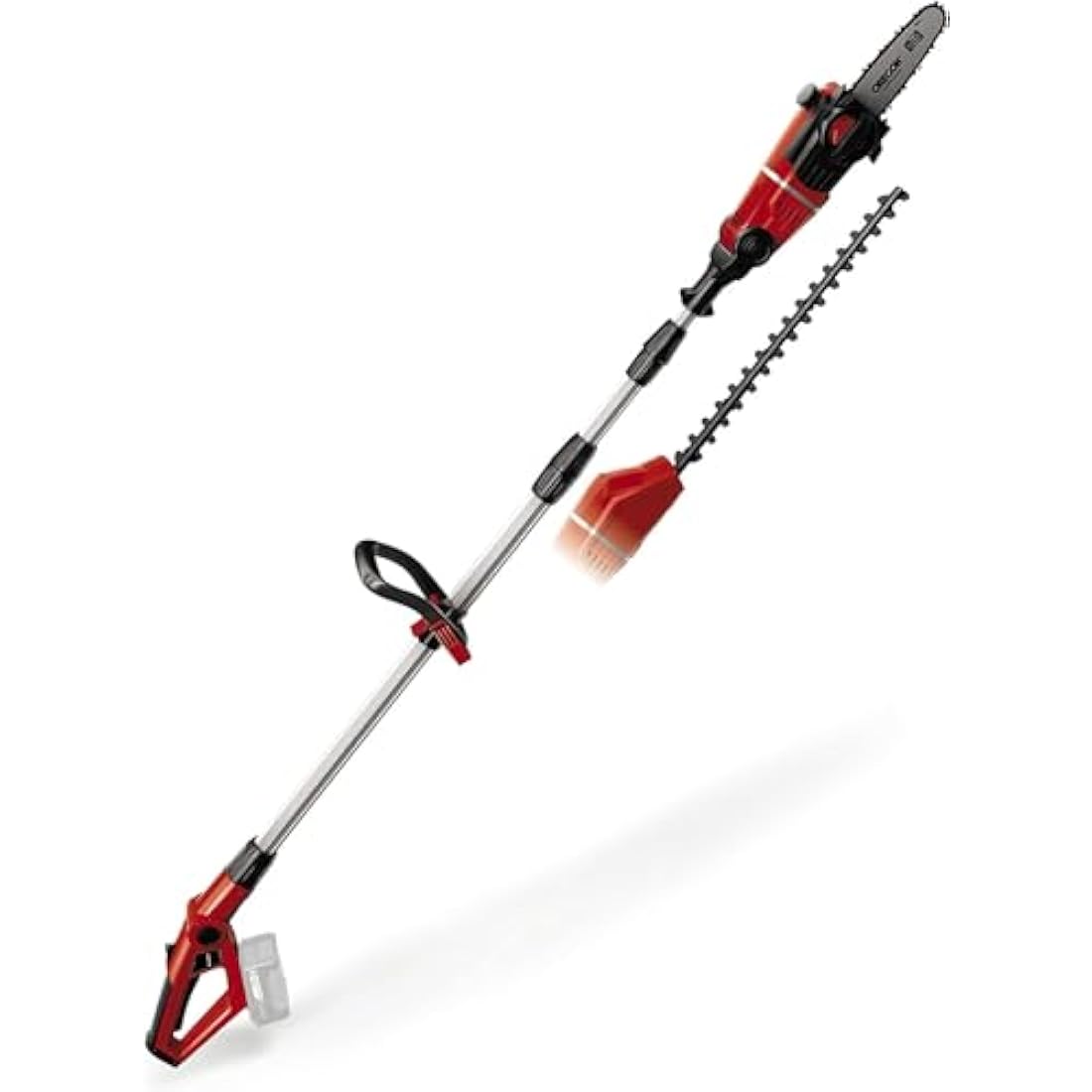 Einhell 18V Cordless 2-in-1 Pole Hedge Trimmer & Chainsaw - GE-HC 18 Li T