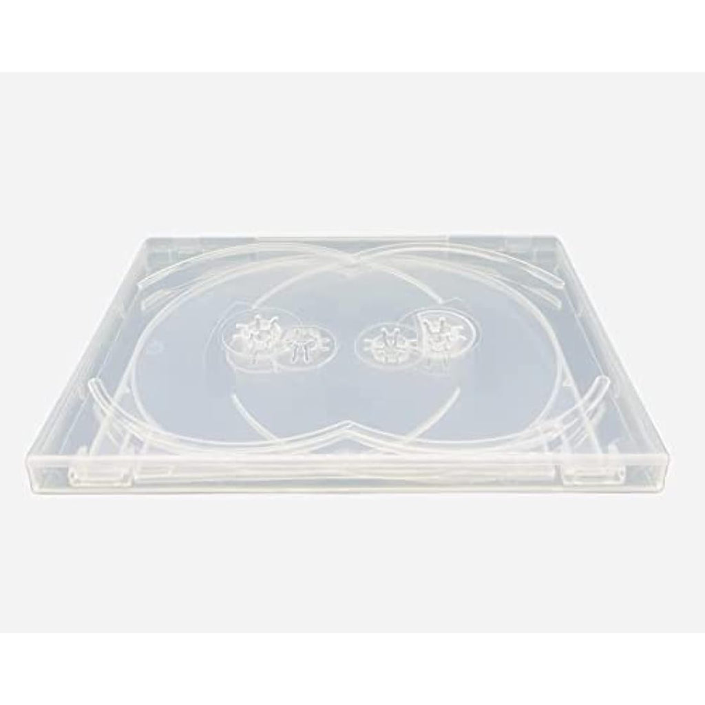 Jolof Store 6-Disc DVD Case | 14mm Clear Media Storage Pack of 5