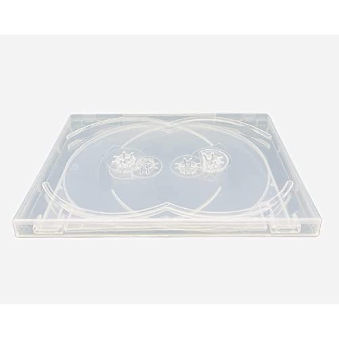 Jolof Store 6-Disc DVD Case | 14mm Clear Media Storage Pack of 5