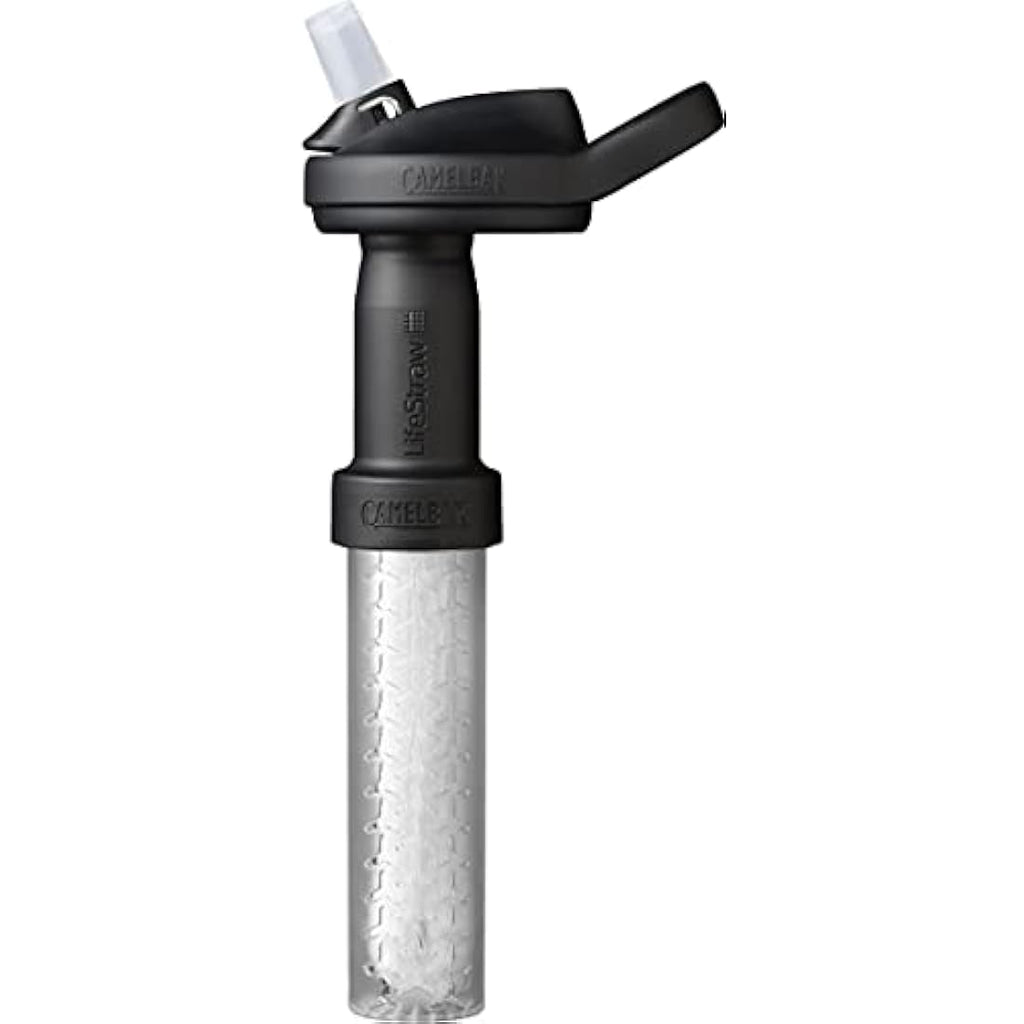 CamelBak Eddy+ LifeStraw 1L Filtered Water Bottle – White Stainless