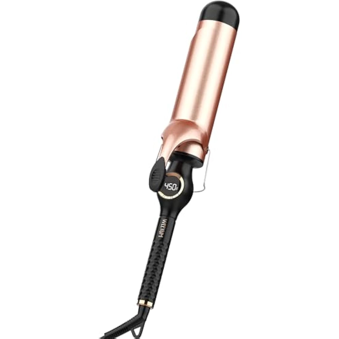 WEEYUM 50mm Ceramic Curling Tongs | Large Barrel Hair Wand for Waves