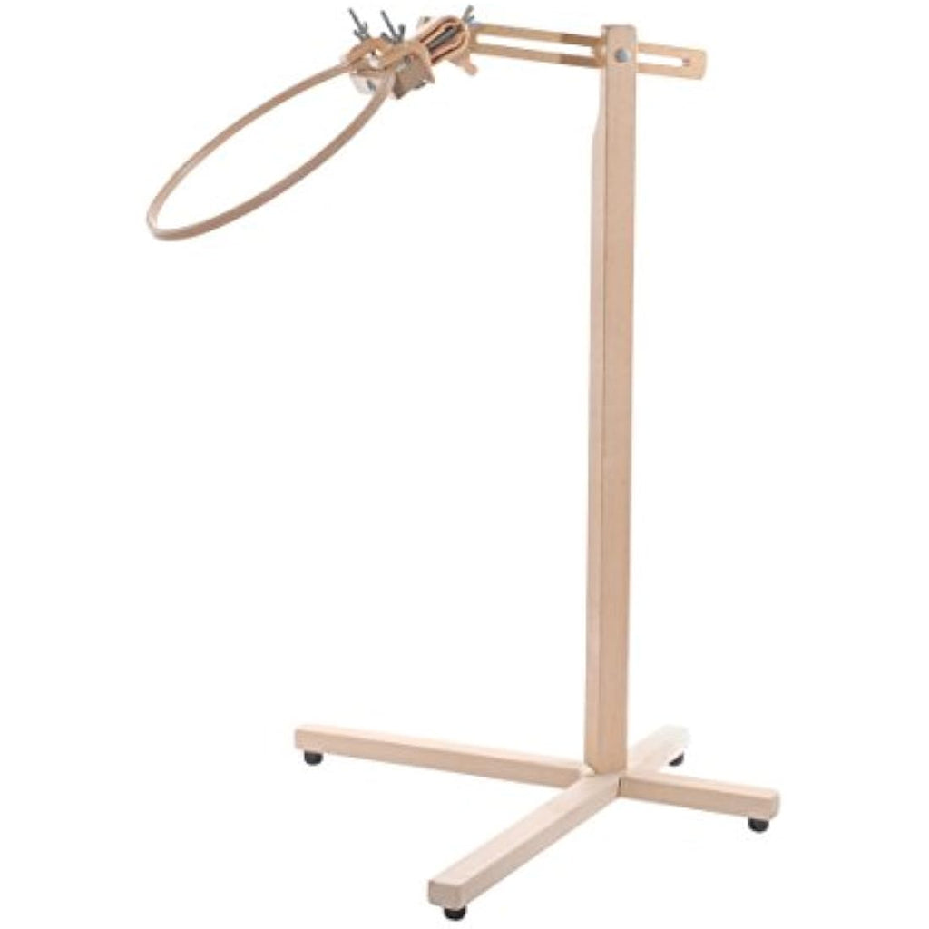 Elbesee Posilock Floor Stand – Adjustable Beechwood Embroidery Frame