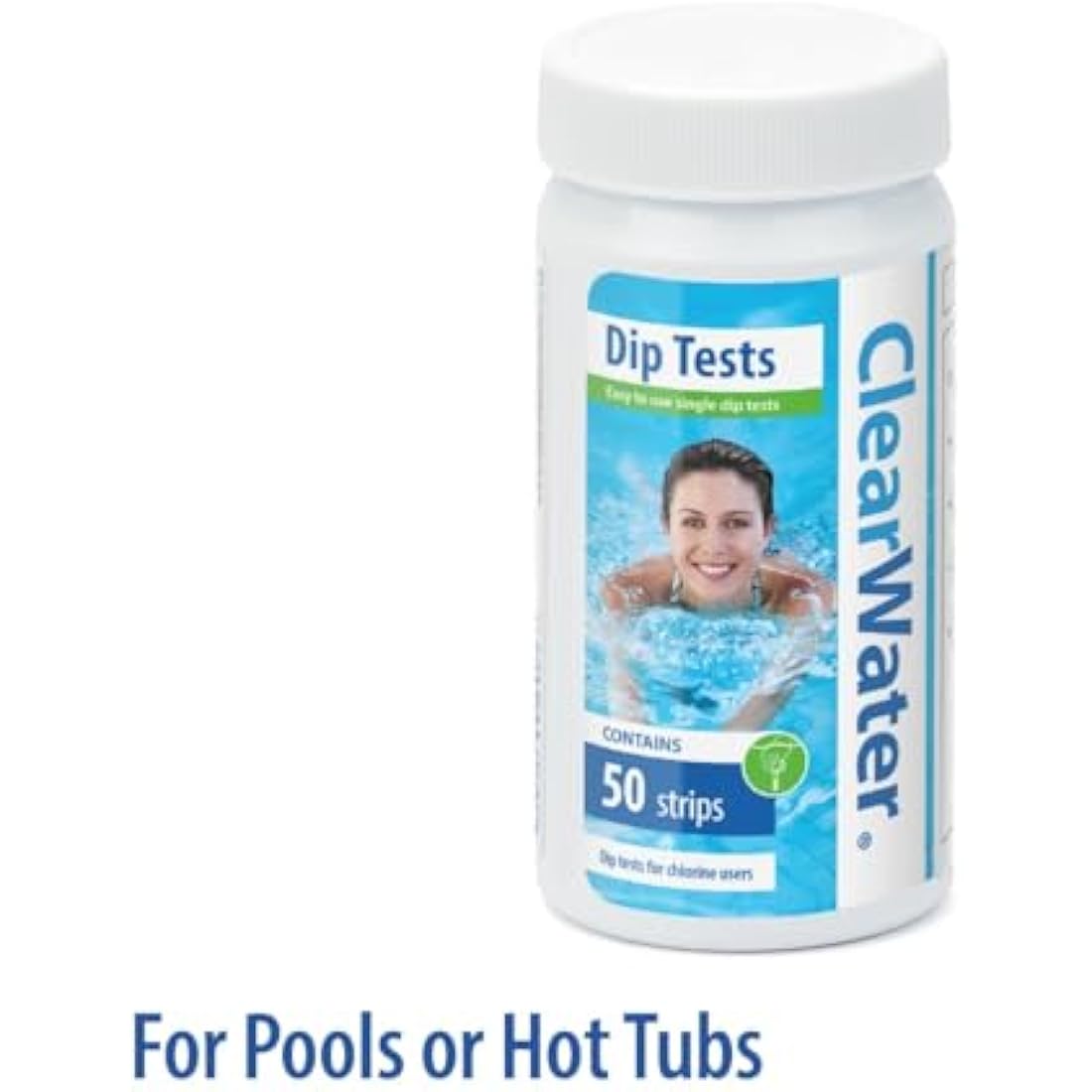 Clearwater 3-in-1 Pool and Spa Test Strips | Chlorine, pH & Alkalinity