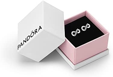 Pandora Moments Sparkling Infinity Stud Earrings – Sterling Silver