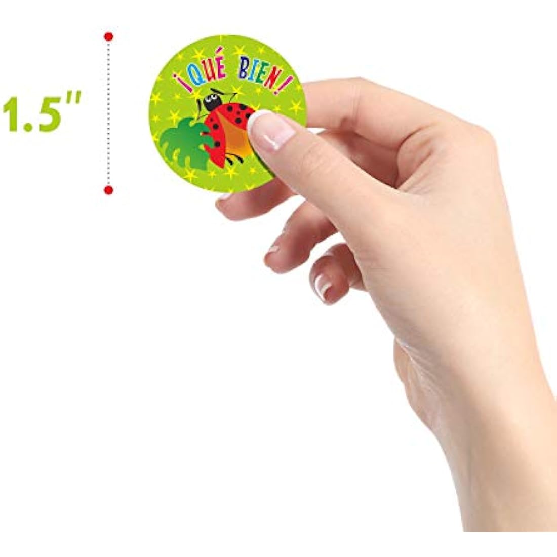 Jolof Store Spanish Reward Stickers - 600 Animal Motivational Labels