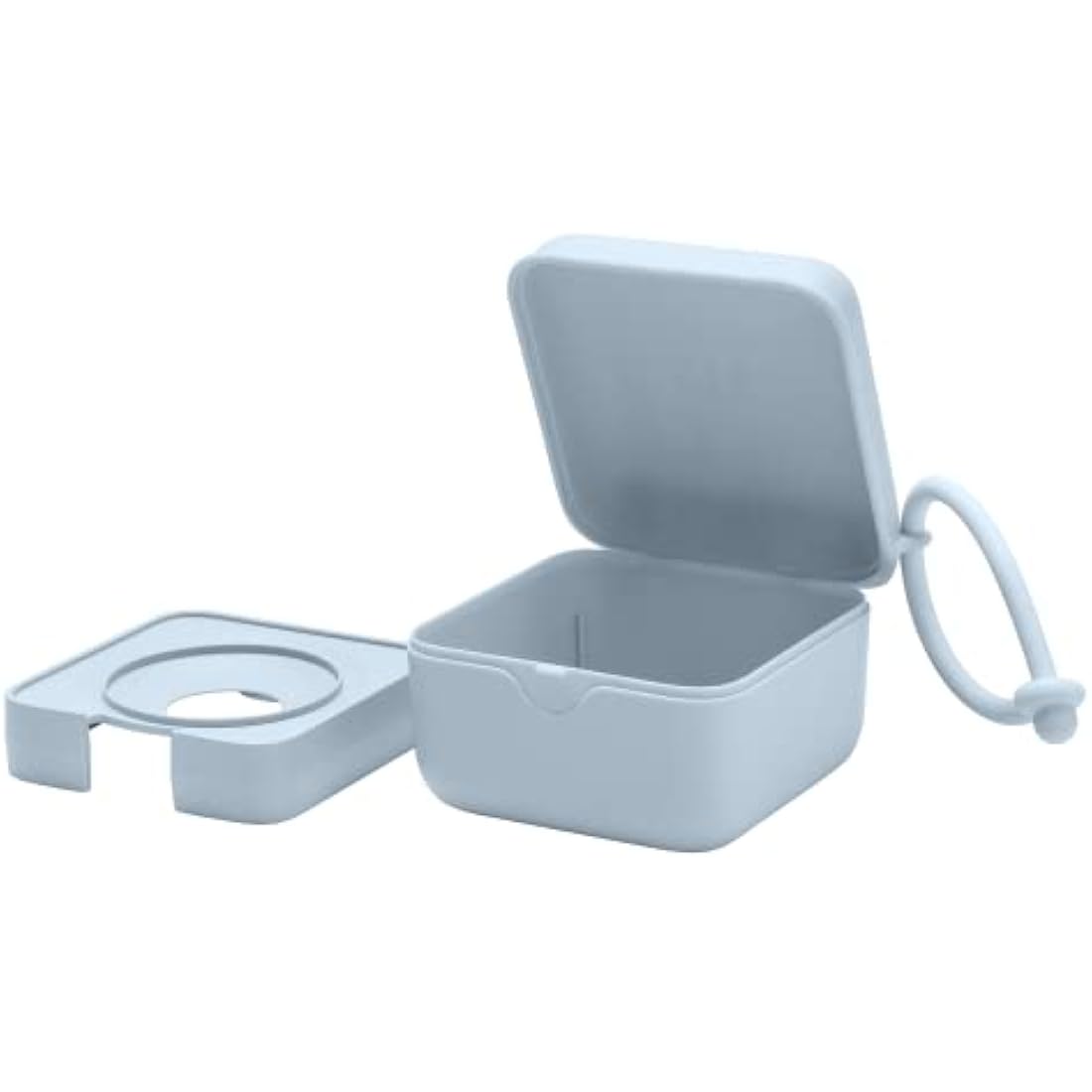 BIBS Pacifier Box and Microwave Sterilizer - BPA-Free - Baby Blue