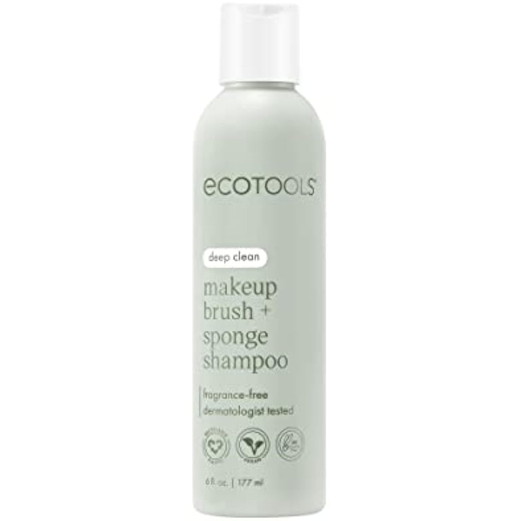 EcoTools Makeup Brush and Sponge Shampoo | Fragrance-Free Cleanser - 6oz