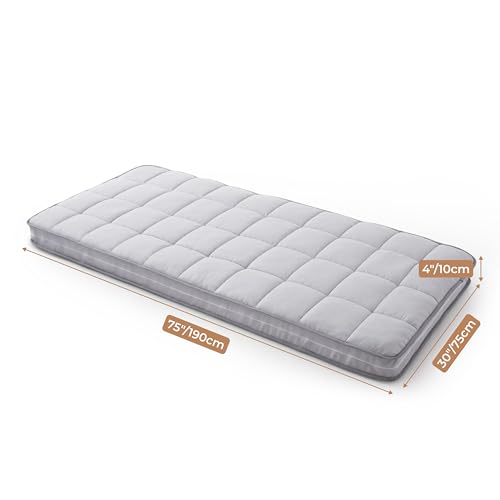 Jamdok Roll Up Floor Mattress | 10cm Memory Foam Camping Pad & Washable Cover