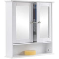 Taylor & Brown White Double Mirrored Door Bathroom Wall Cabinet
